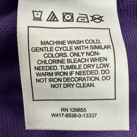 Disney Parks Polo Shirt 2XL Purple Mickey Mouse Embroidered Logo Casual Mens - Picture 9 of 9